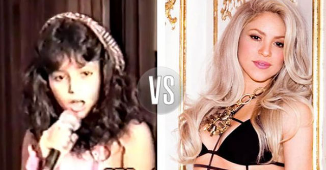Foto de Shakira cuando era niña Foto de Shakira cuando era niña
